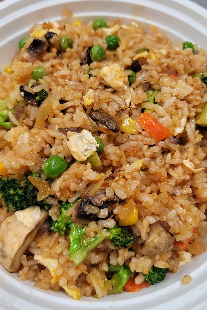 Order Vegetable Fried Rice food online from California Roll Sushi store, Birmingham on bringmethat.com