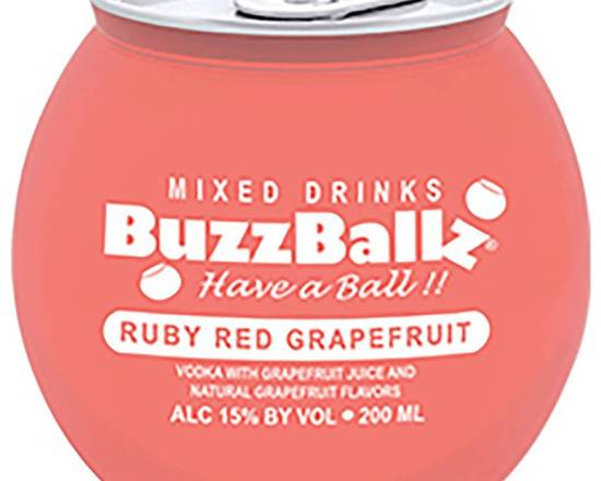 Order buzzballz ruby red grapefruit 200ml food online from Windy City Liquor Market store, El Cajon on bringmethat.com