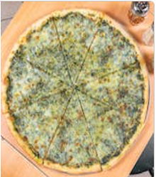 Order 21. Creamy Spinach and Artichoke Pizza food online from Little Italy Pizza store, New York on bringmethat.com