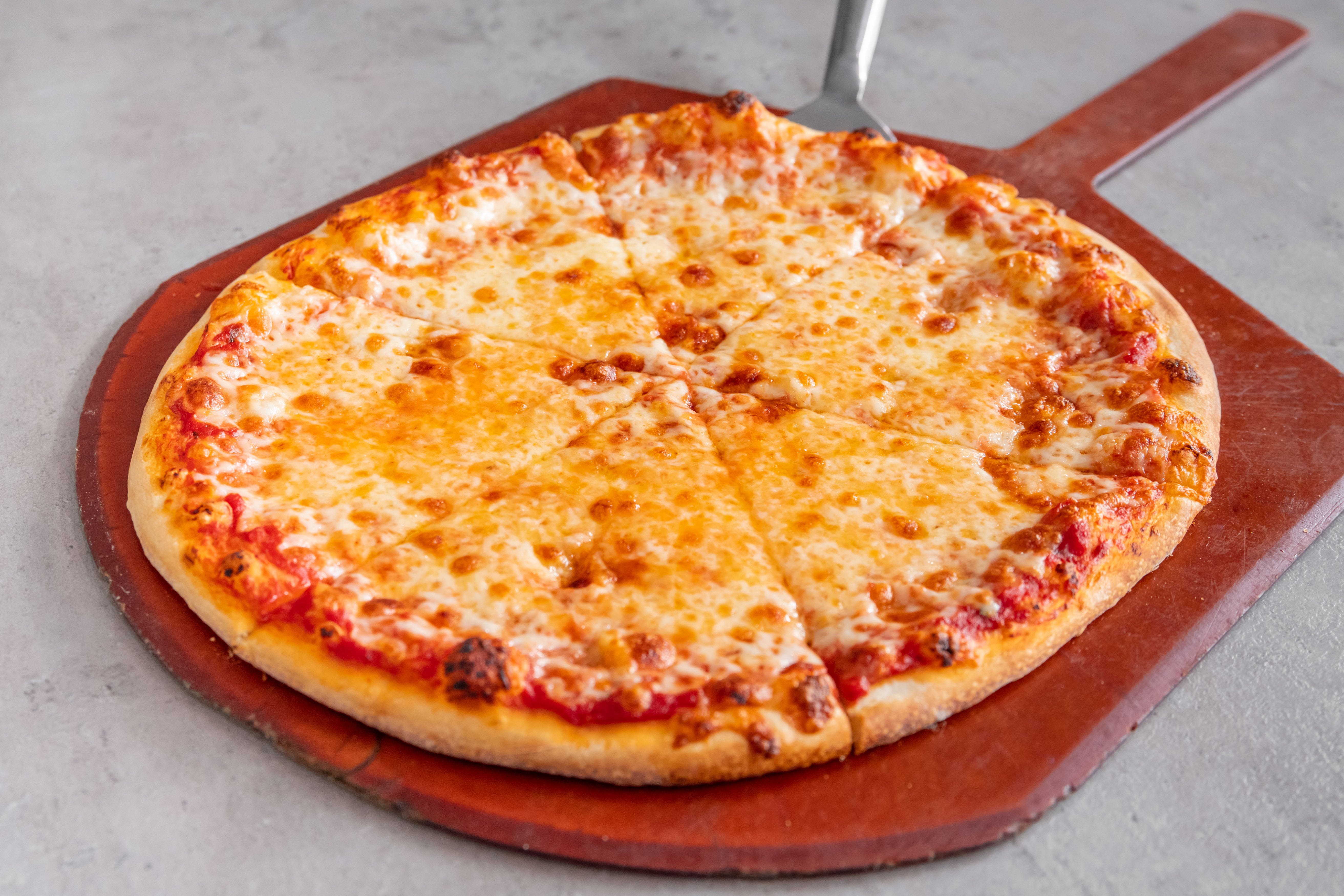 Order Cheese Pizza - Small 12" (6 Slices) food online from Scuotto's Pizza and Pasta Inc. store, Sunrise on bringmethat.com