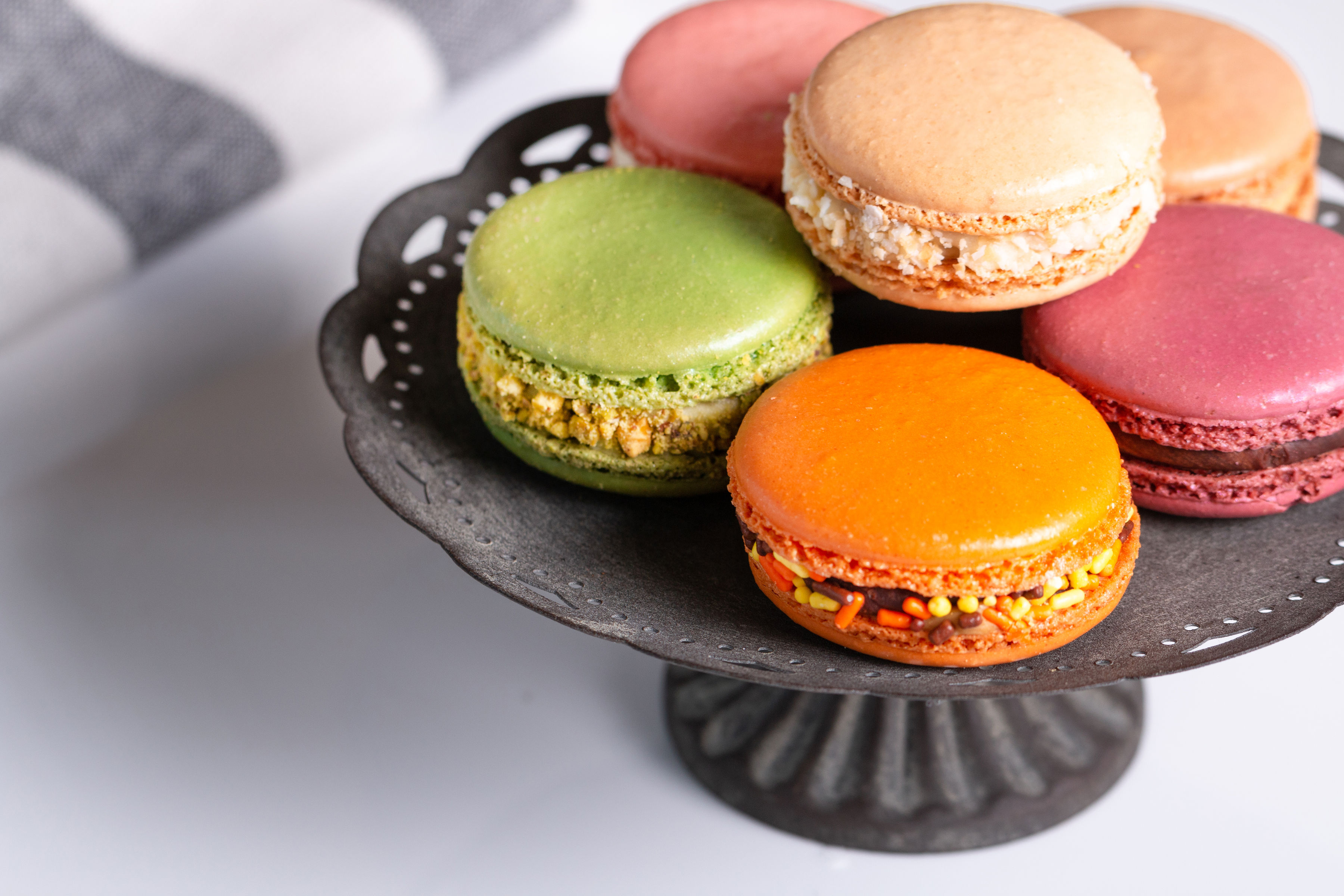 Order French Macaroon food online from Java Bakery Cafe Lake Forest store, Lake Forest on bringmethat.com