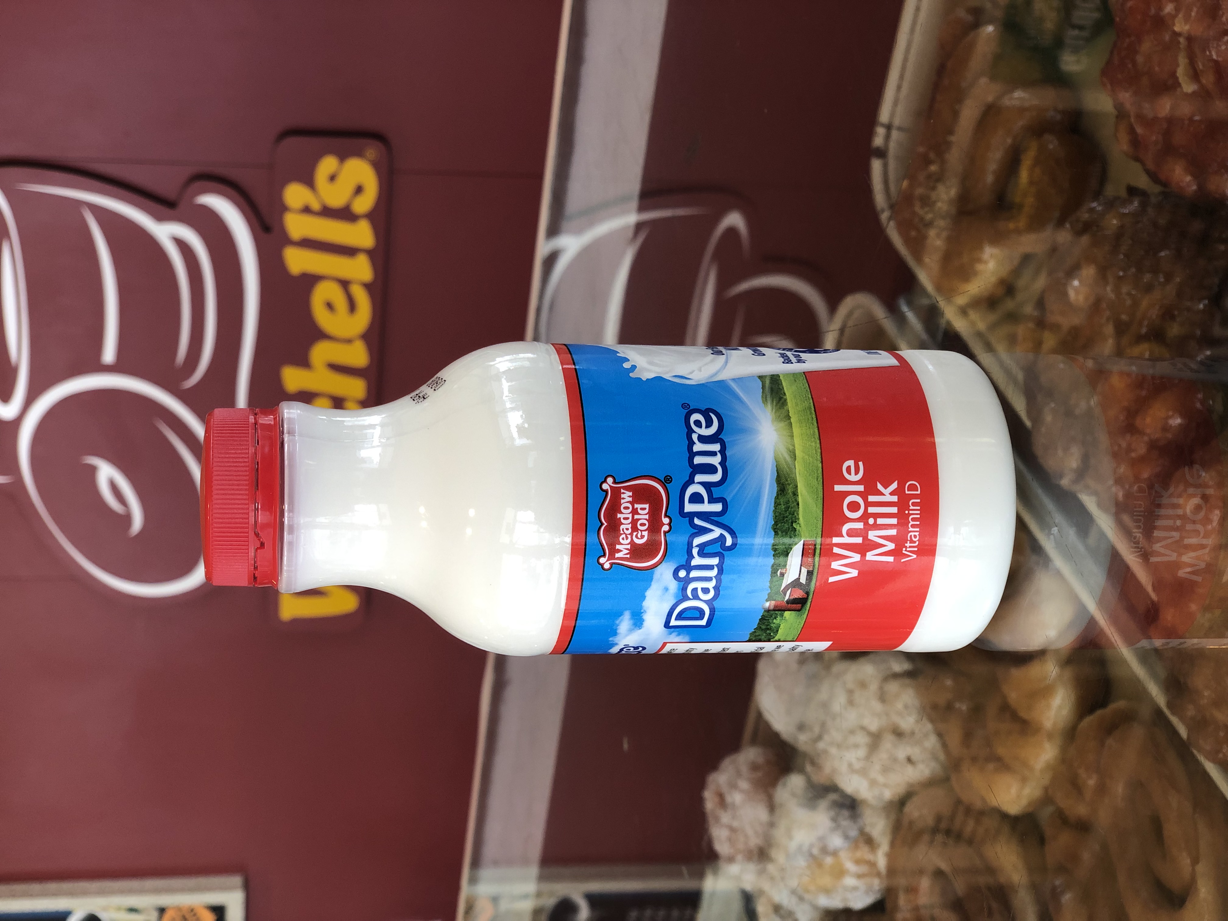 Order Whole Milk Bottle (14oz) food online from Winchell's donut store, Denver on bringmethat.com