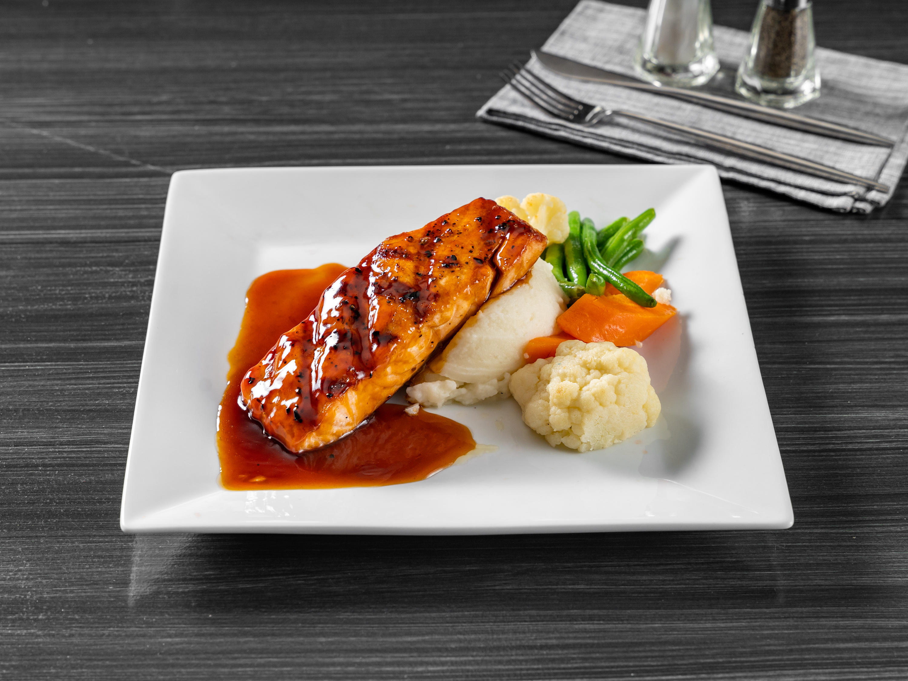 Order Grilled Atlantic Salmon food online from Mickey Spillanes store, Eastchester on bringmethat.com