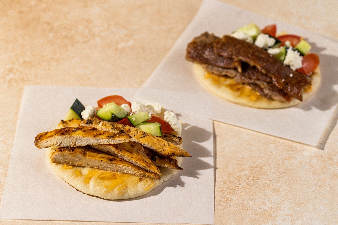 Order Street Pitas Duo food online from Daphne's Greek Cafe store, Simi Valley on bringmethat.com