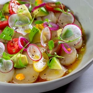 Order SCALLOP TIRADITO food online from Palenque Grill store, McAllen on bringmethat.com