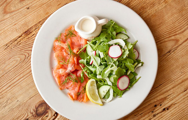 Order Smoked Salmon Salad food online from Le Pain Quotidien store, Los Angeles on bringmethat.com