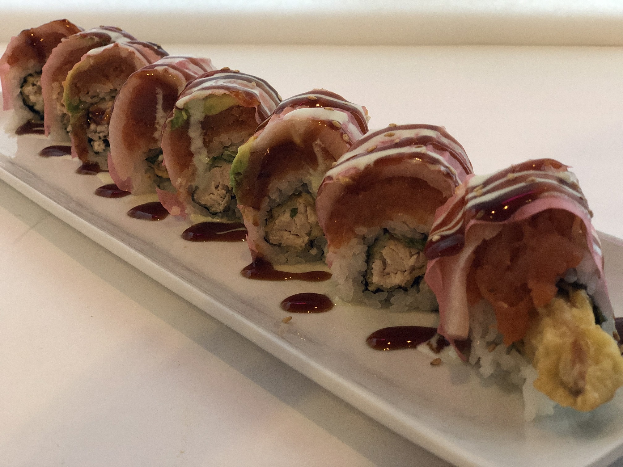 Order Not So-Mellow-Yellow Roll food online from Sushi Spott store, Mill Creek on bringmethat.com