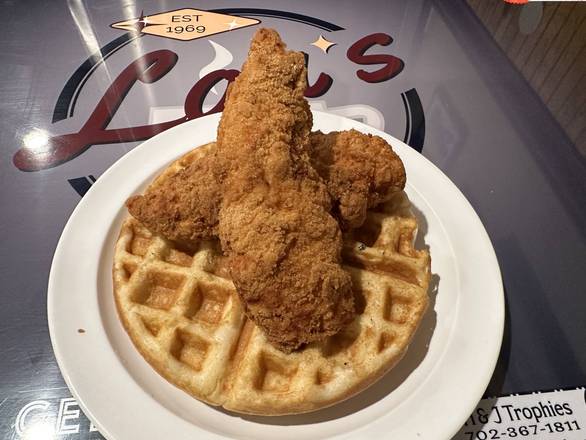 Order Chicken and Waffles food online from Lou's Diner store, Las Vegas on bringmethat.com