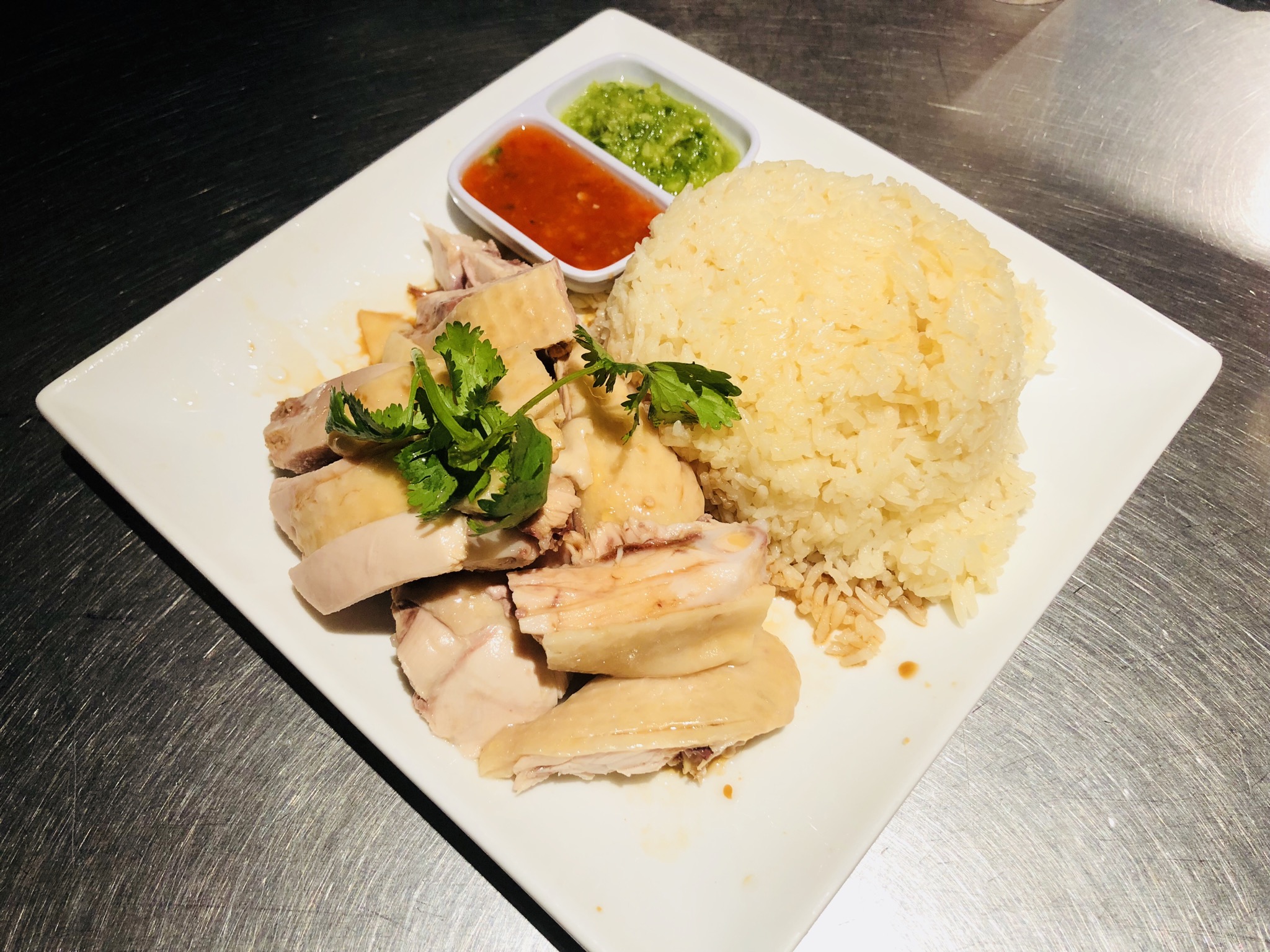 Order R6. Hainanese Chicken on Rice food online from Wk Restaurant store, New York on bringmethat.com