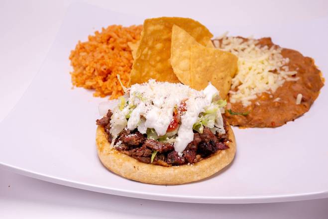 Order Sope Combo  food online from Tacos Mexico store, Hacienda Heights on bringmethat.com