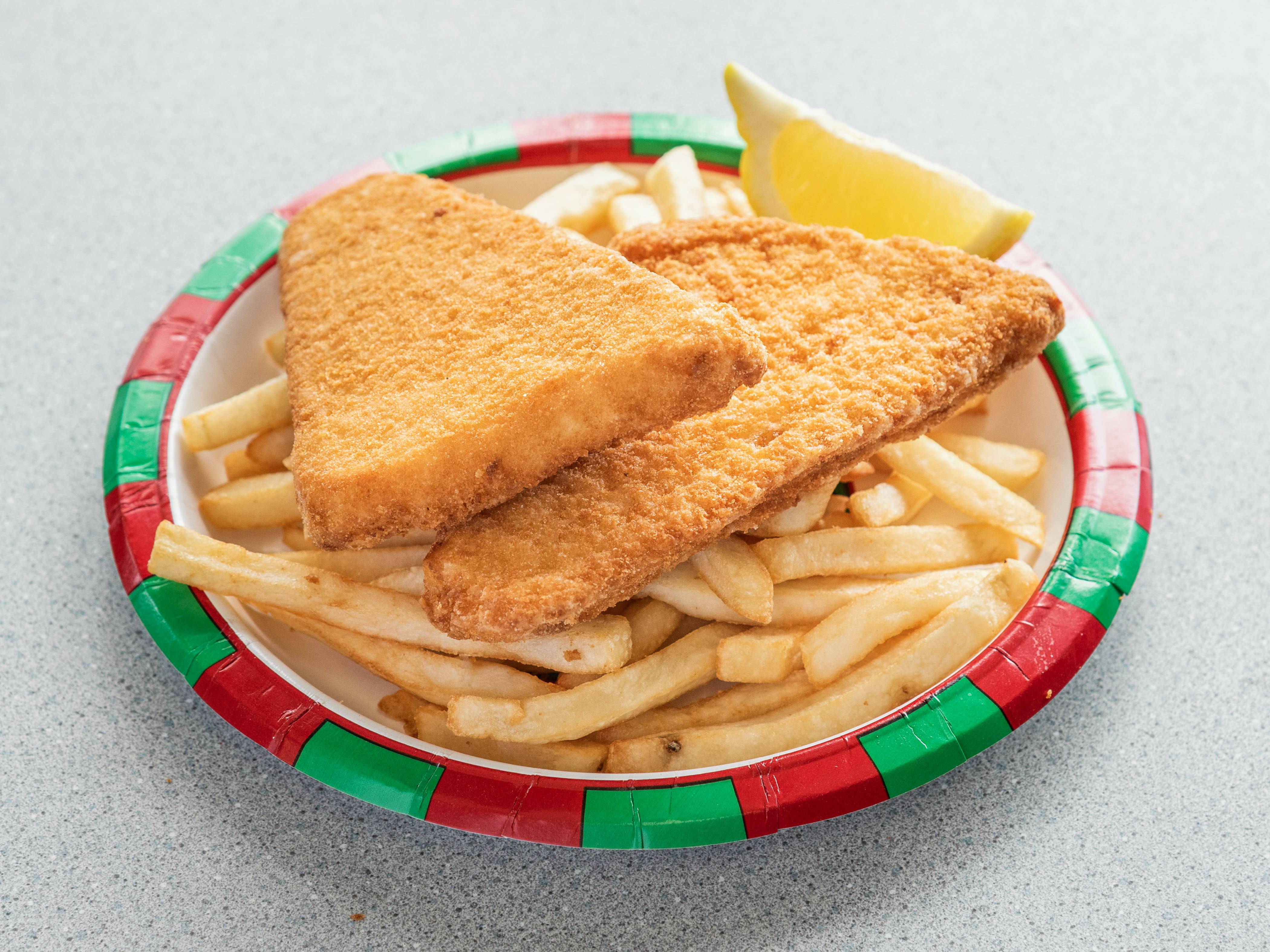 Order Fish and Chips food online from Georgios House of Pizza store, Carver on bringmethat.com