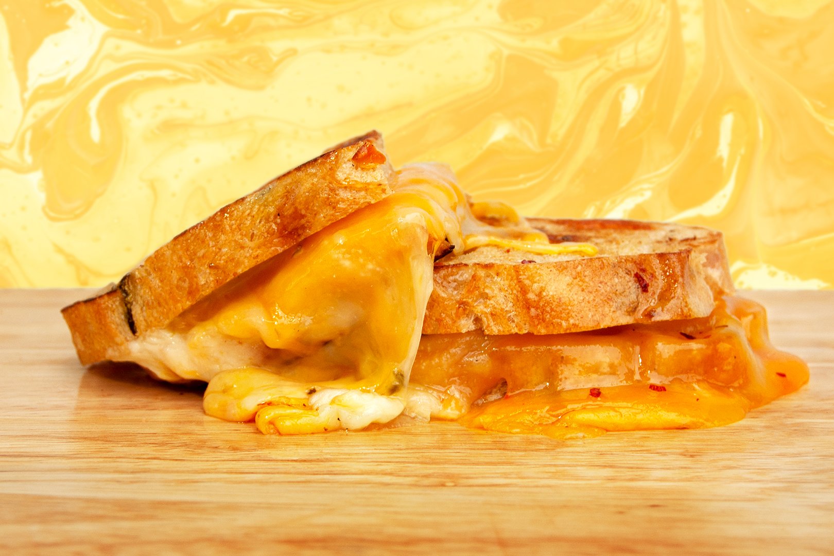Order Jalapeno Cheddar Grilled Cheese food online from Yolko Breakfast Cafe store, Los Angeles on bringmethat.com