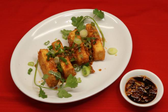 Order A1. Fried Tofu with House Teriyaki Sauce food online from Pho Khang store, Centennial on bringmethat.com
