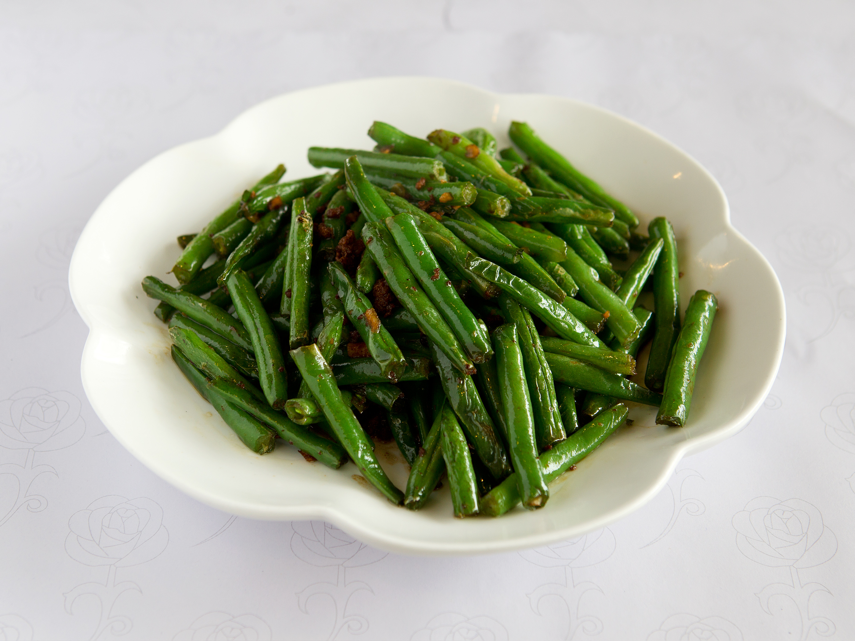 Order Dry Sauteed String Beans ground pork. food online from Joy Restaurant store, San Mateo on bringmethat.com