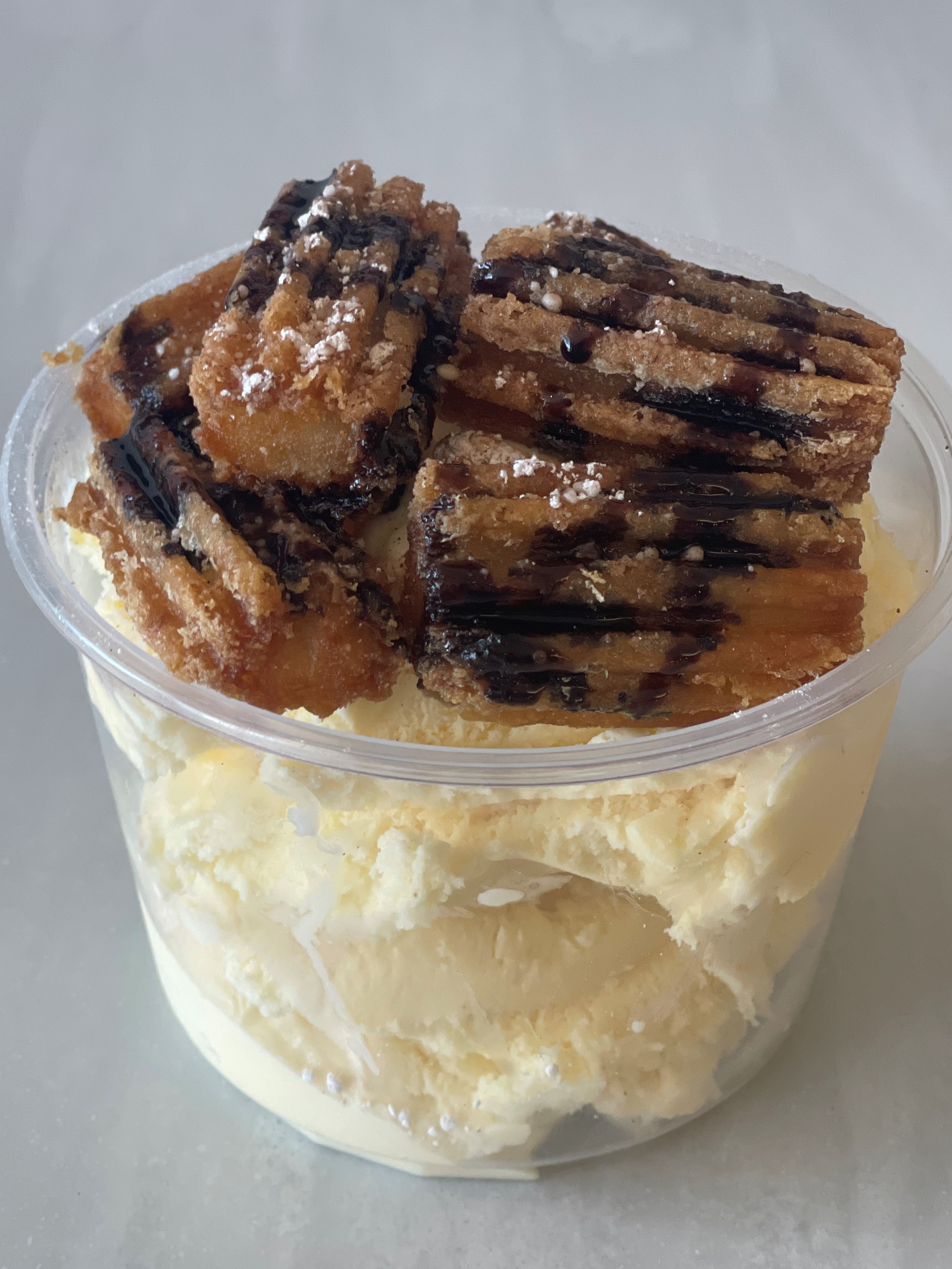 Order Ice Cream-Churro Cup food online from Rosarito store, Isla Vista on bringmethat.com
