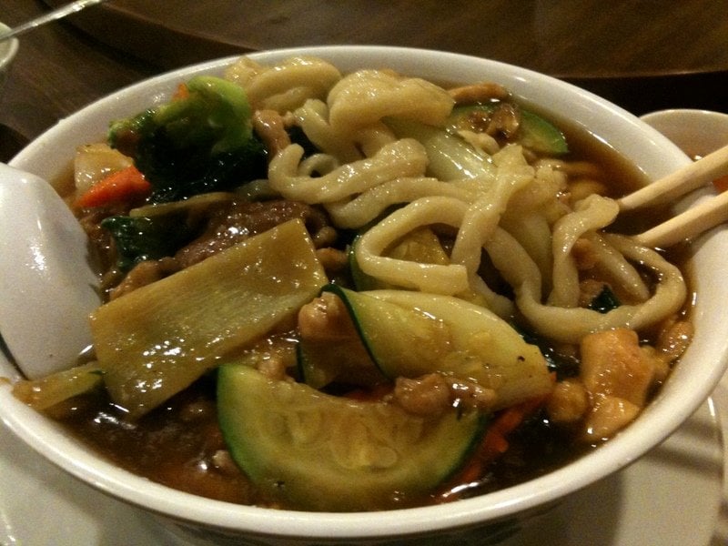 Order Deluxe Combination Noodle Soup food online from Shandong Restaurant store, Oakland on bringmethat.com