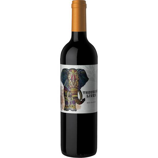 Order Thousand Lives Red Blend - 750ml food online from Total Wine & More store, Palm Desert on bringmethat.com