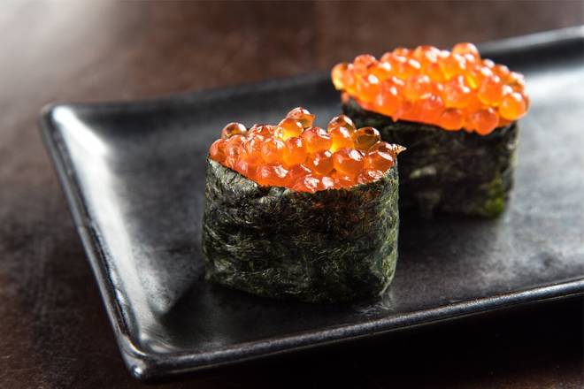 Order SALMON ROE “IKURA”* food online from Ra Sushi Bar Restaurant store, Atlanta on bringmethat.com