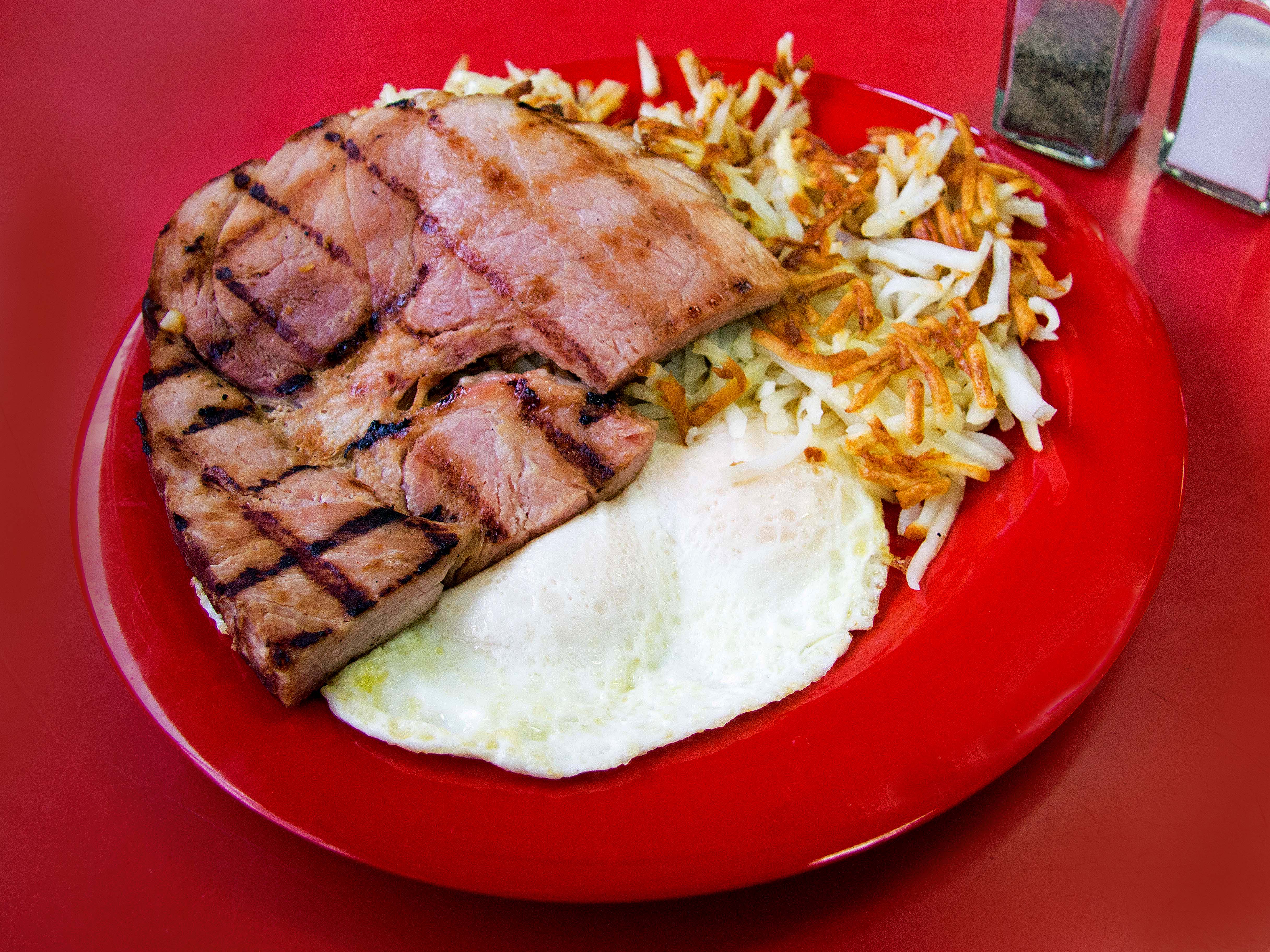 Order Ham and Eggs Breakfast food online from Andy's #4 Burgers store, Indio on bringmethat.com
