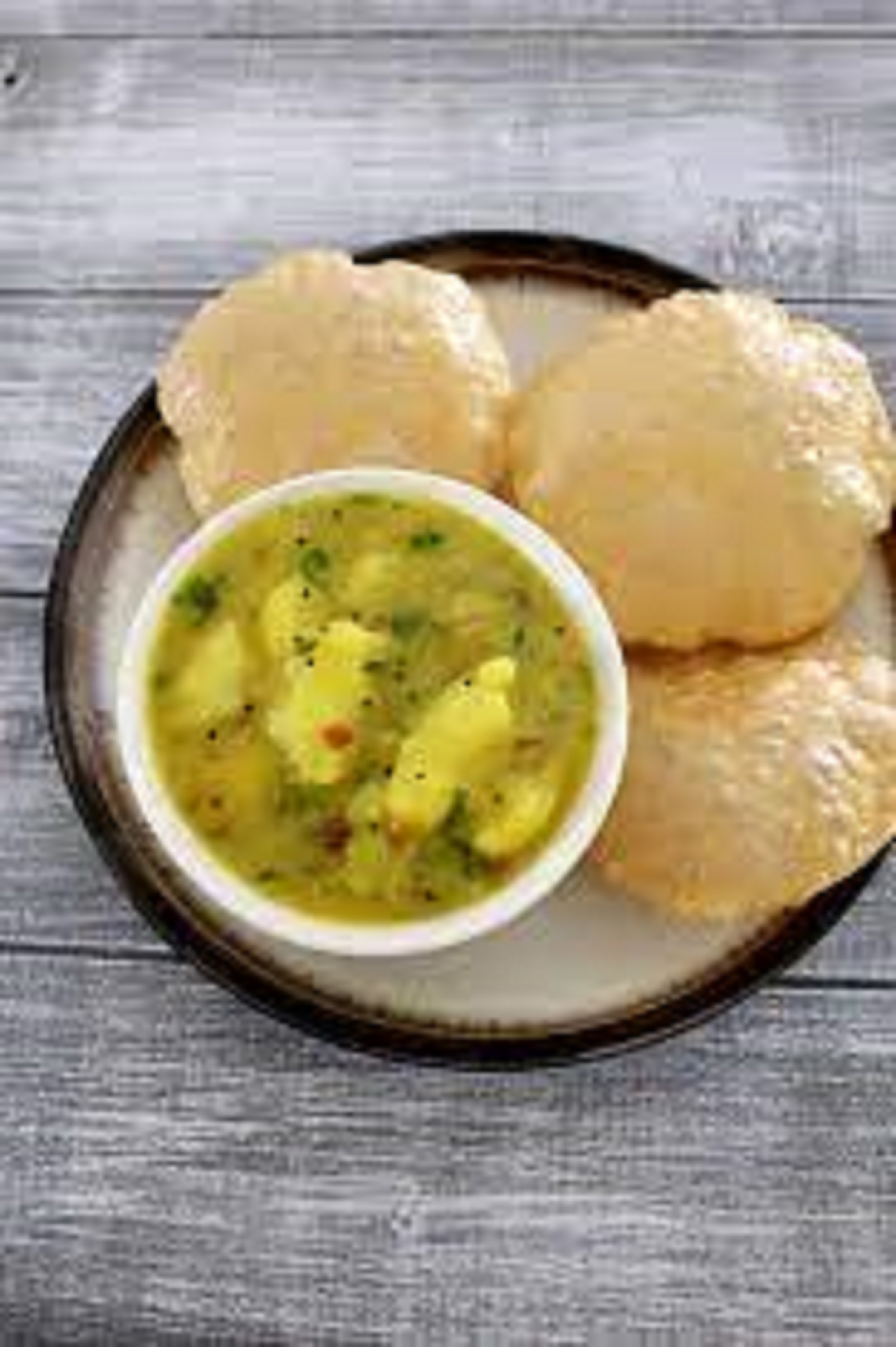 Order 2 Pieces Poori with Aloo food online from Swagath Plaza store, Norfolk on bringmethat.com