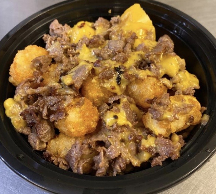 Order Tots with Steak and Cheese food online from Fresh Millions Restaurant store, Gilbert on bringmethat.com