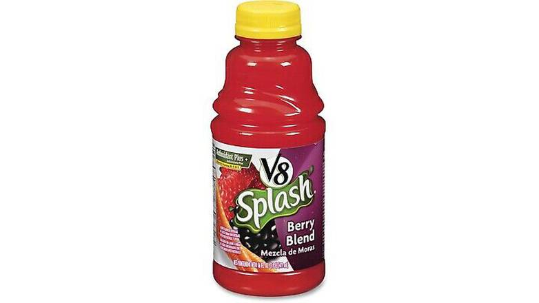 Order V8 Splash Berry Blend Fruit Juice food online from Route 7 Food Mart store, Norwalk on bringmethat.com