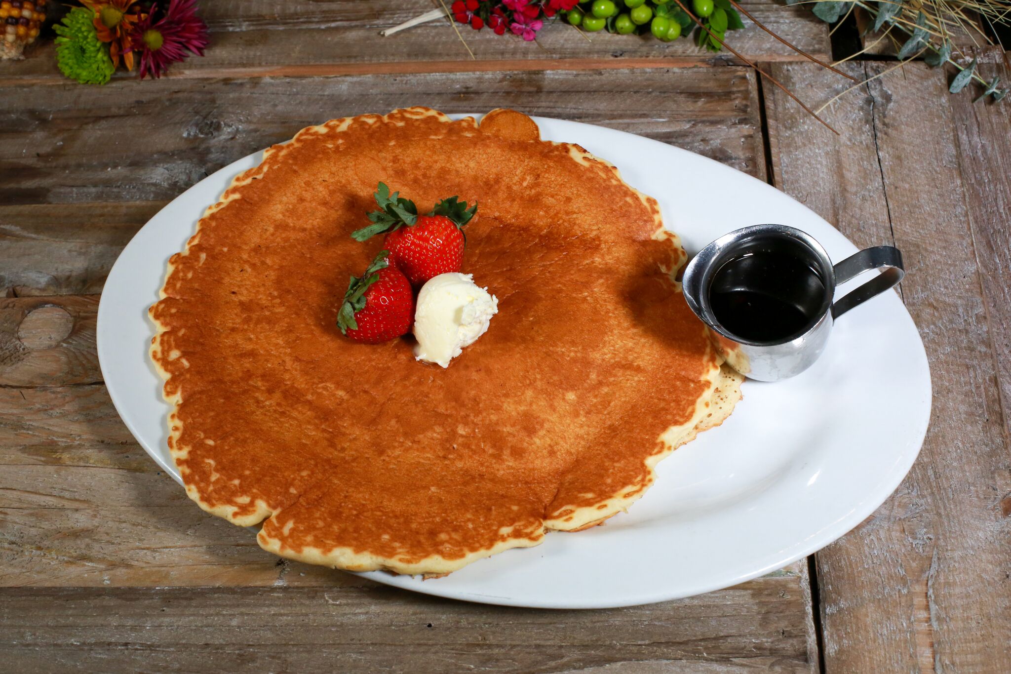 Order Classic Buttermilk Flapjack food online from Hash House a Go Go store, Las Vegas on bringmethat.com