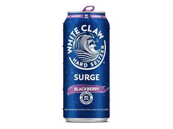 Order White Claw Hard Seltzer Surge Blackberry - 16oz Can food online from S H Liquor Market store, Los Angeles on bringmethat.com