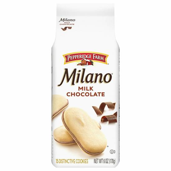 Order Pepperidge Farm Milanos - Milk Chocolate food online from IV Deli Mart store, Goleta on bringmethat.com
