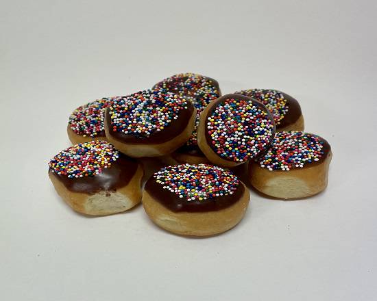 Order Dozen Sprinkle Donut Holes  food online from Pilaski Donuts store, Arlington on bringmethat.com