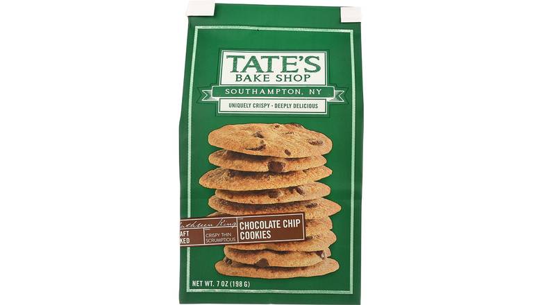Order Tate's Bake Shop Cookies, Chocolate Chip food online from Riverside Sunoco store, Westport on bringmethat.com