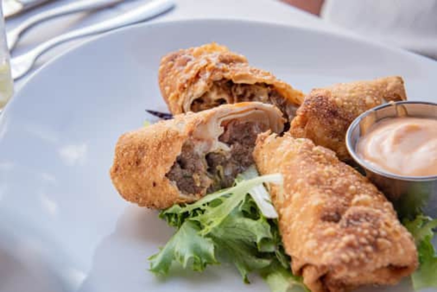 Order Philly Cheese Eggrolls food online from Market Grille store, Manchester on bringmethat.com
