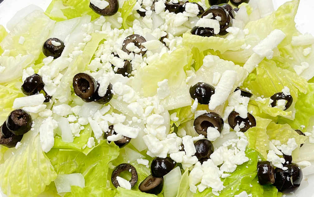 Order Greek Salad food online from Asap Pizza store, Gardena on bringmethat.com