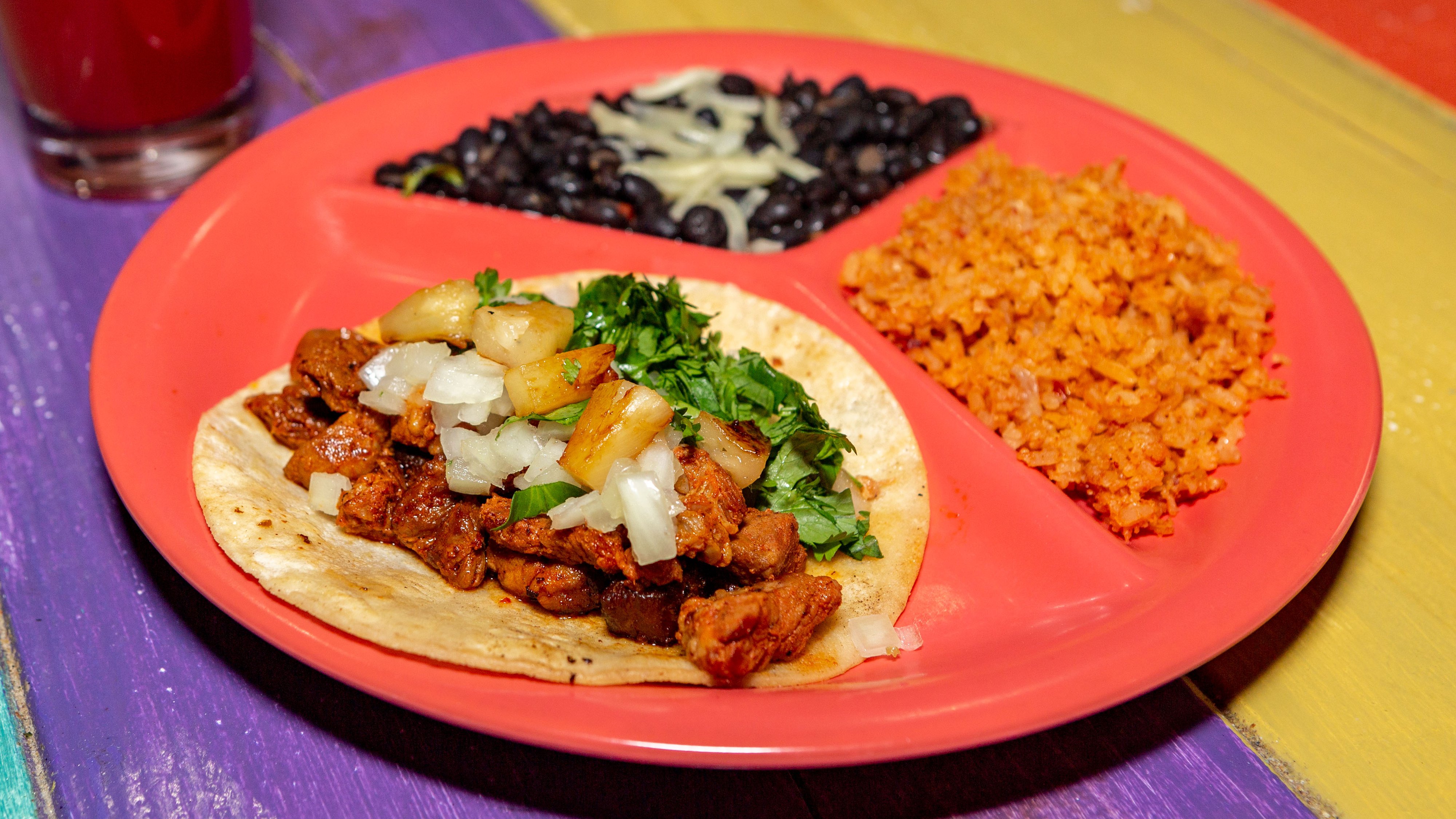 Order  - Al Pastor Taco food online from Chubby's Tacos store, Durham on bringmethat.com