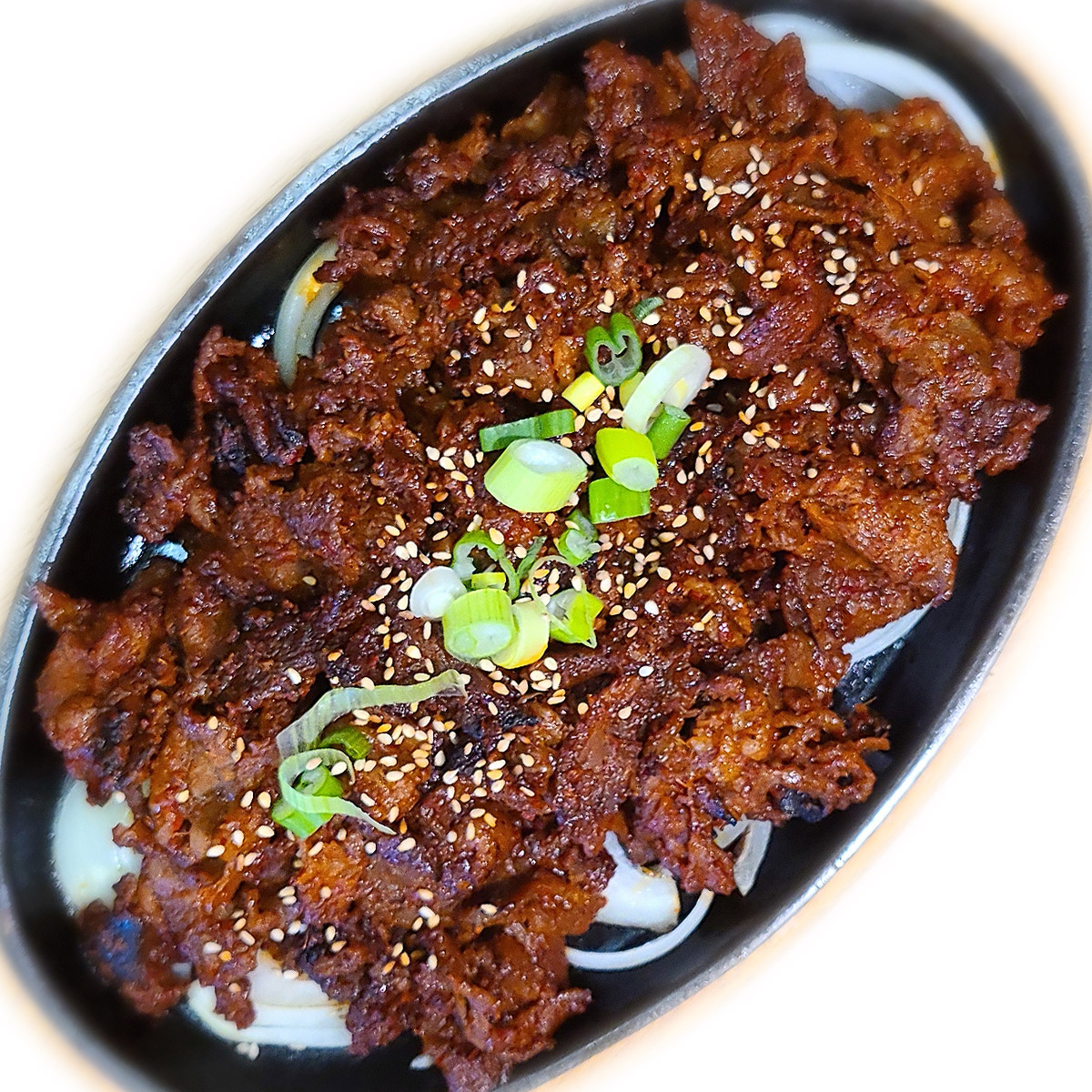 Order 3. Spicy Pork Bulgogi  food online from Madanggol K-Foods Restaurant store, Rancho Cucamonga on bringmethat.com