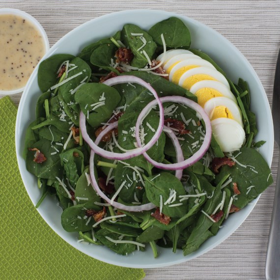 Order Spinach Salad with Bacon & Egg food online from Straub store, Saint Louis on bringmethat.com
