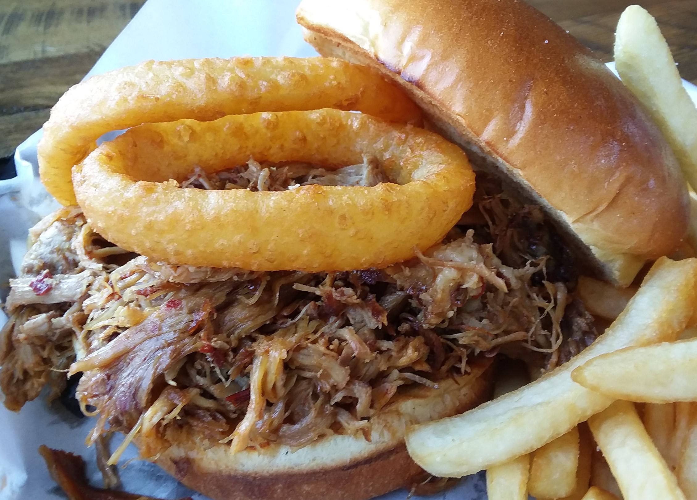 Order Pulled Pork food online from Kojak store, Cary on bringmethat.com