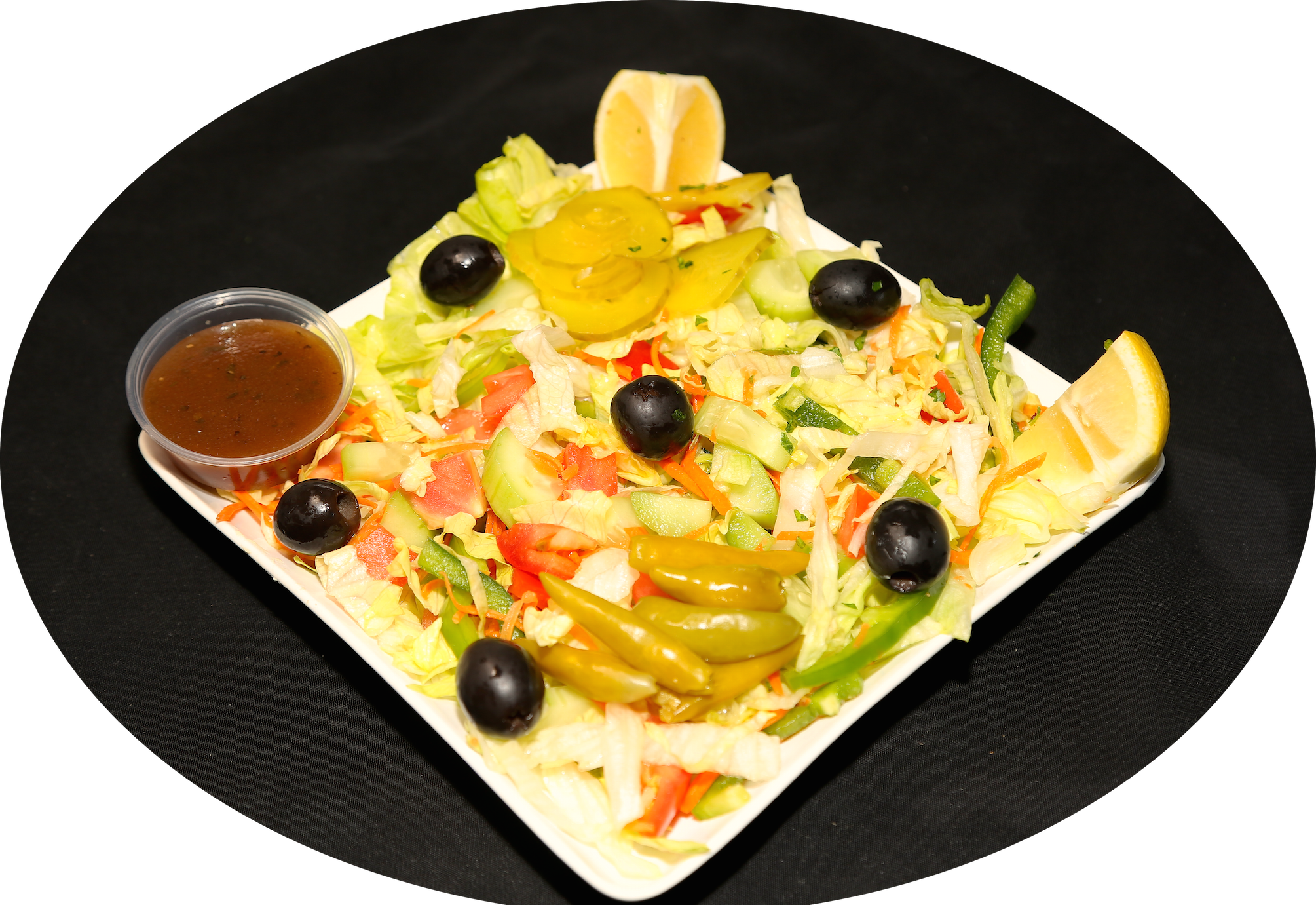 Order HOUS SALAD food online from Yaba's Middle Eastern Grill store, Chicago on bringmethat.com