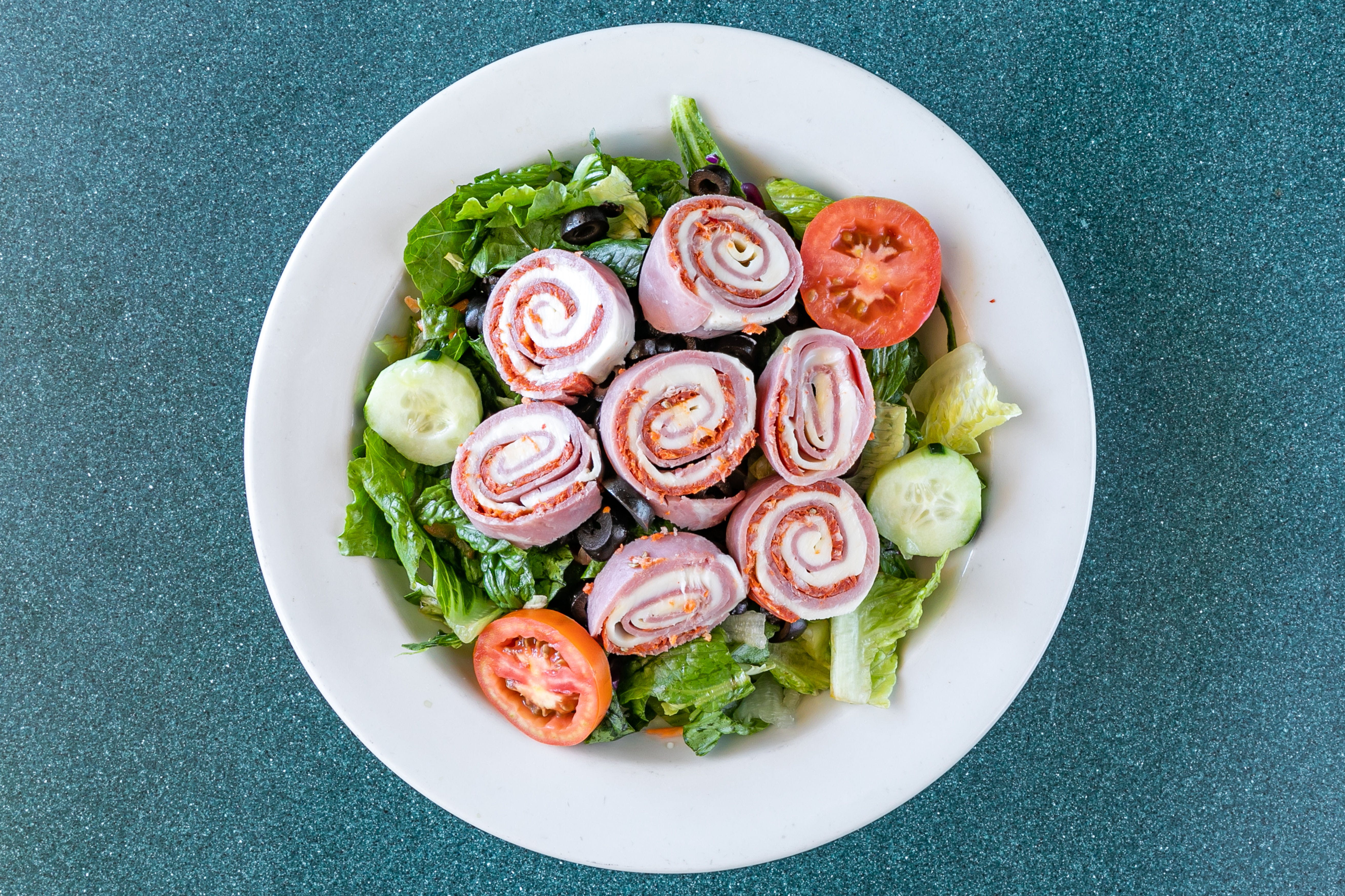 Order Antipasta Salad - Salad food online from Prespas Italian Restaurant store, Arlington on bringmethat.com