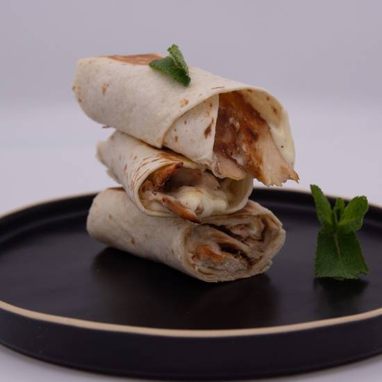 Order S1 - Chicken Shawarma Wrap food online from Sufra Mediterranean Food store, Boston on bringmethat.com