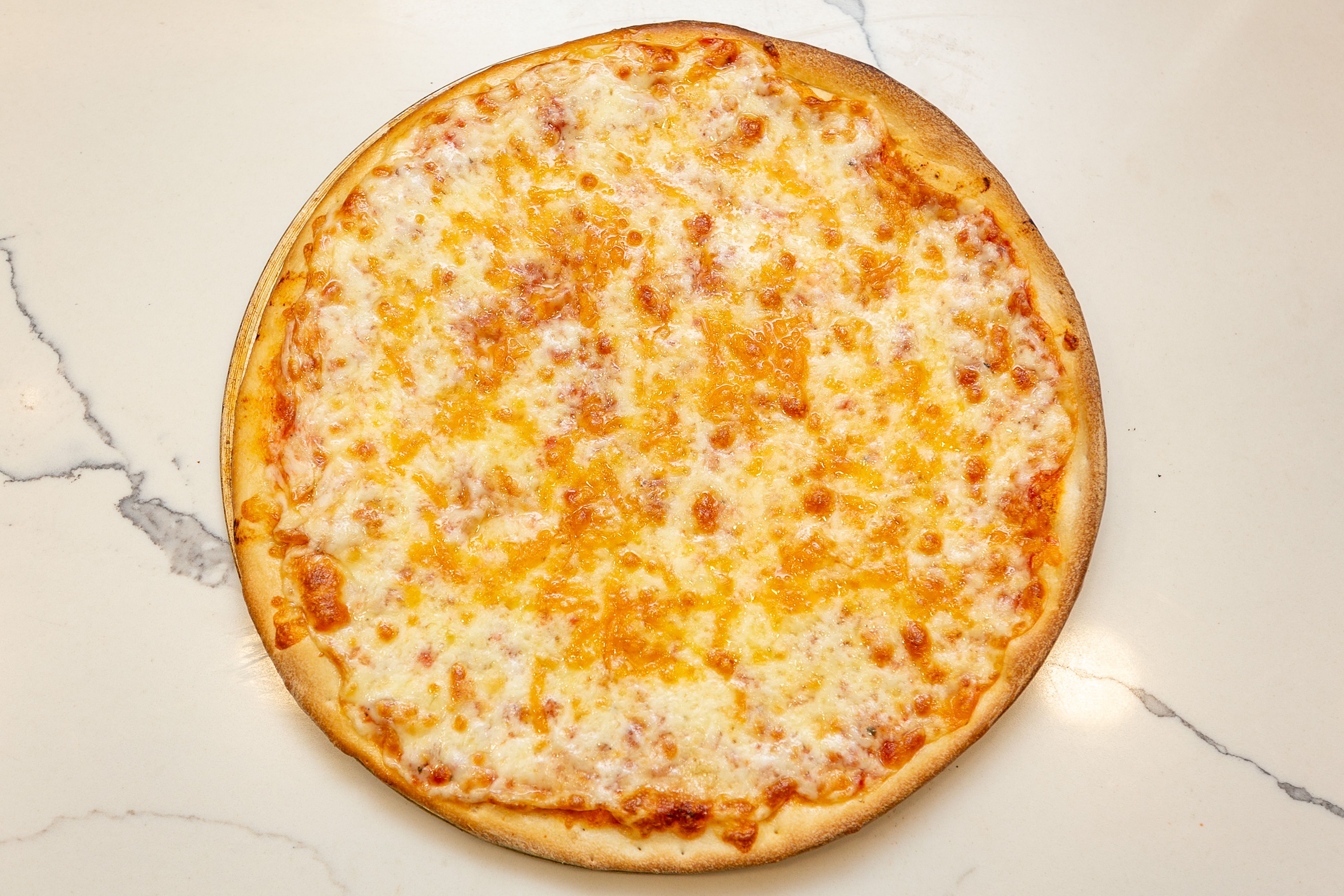 Order Four Cheese Pizza food online from La Pizza Italian Kitchen store, Dublin on bringmethat.com