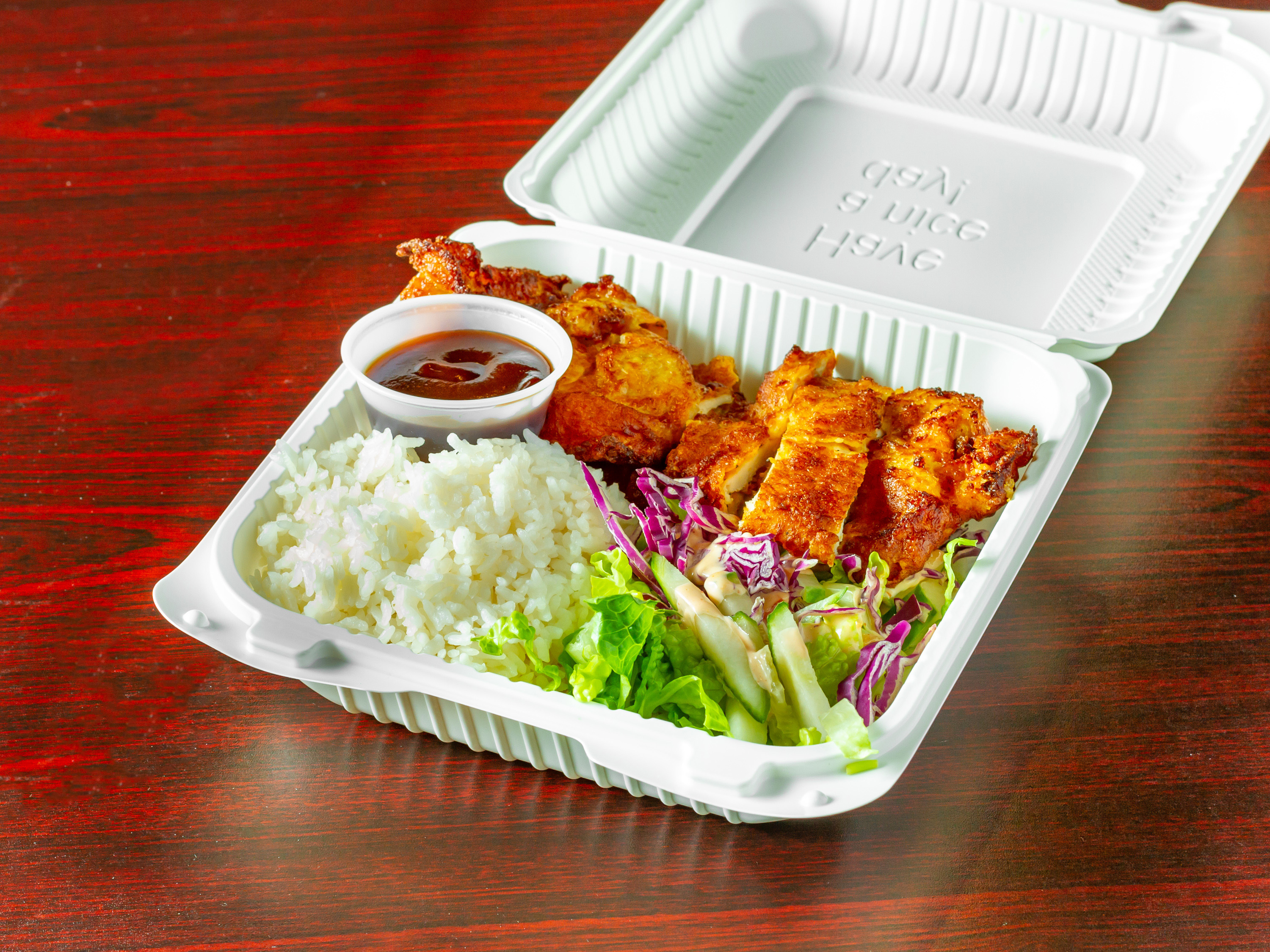 Order Chicken Cutlet Platter food online from Red Tiger Korean Bbq Grill store, Pasadena on bringmethat.com
