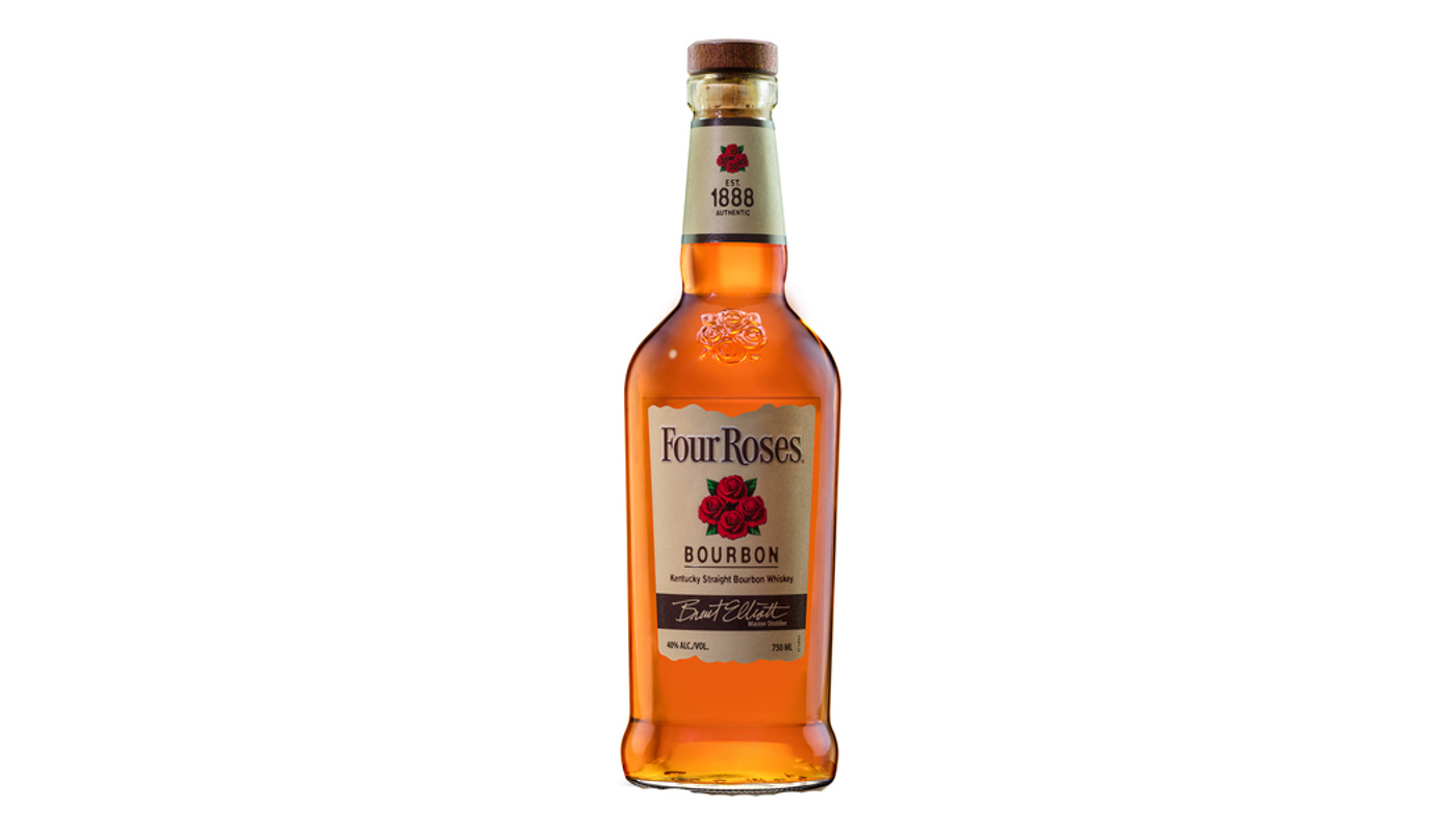 Order Four Roses Yellow Label Kentucky Straight Bourbon Whiskey 750mL food online from Liquor Palace store, Burbank on bringmethat.com