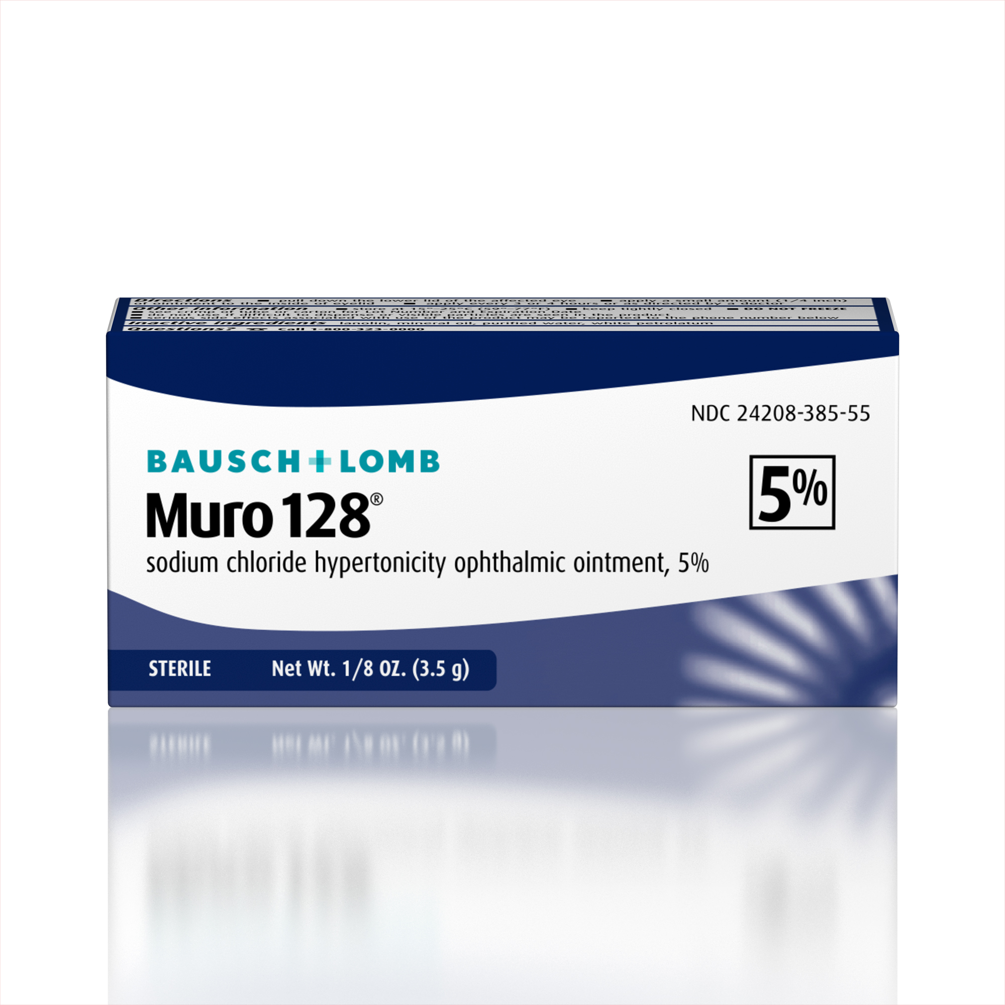 Order Bausch & Lomb Muro 128 5% Sterile Opthalmic Ointment - 3.5 g food online from Rite Aid store, Redwood City on bringmethat.com