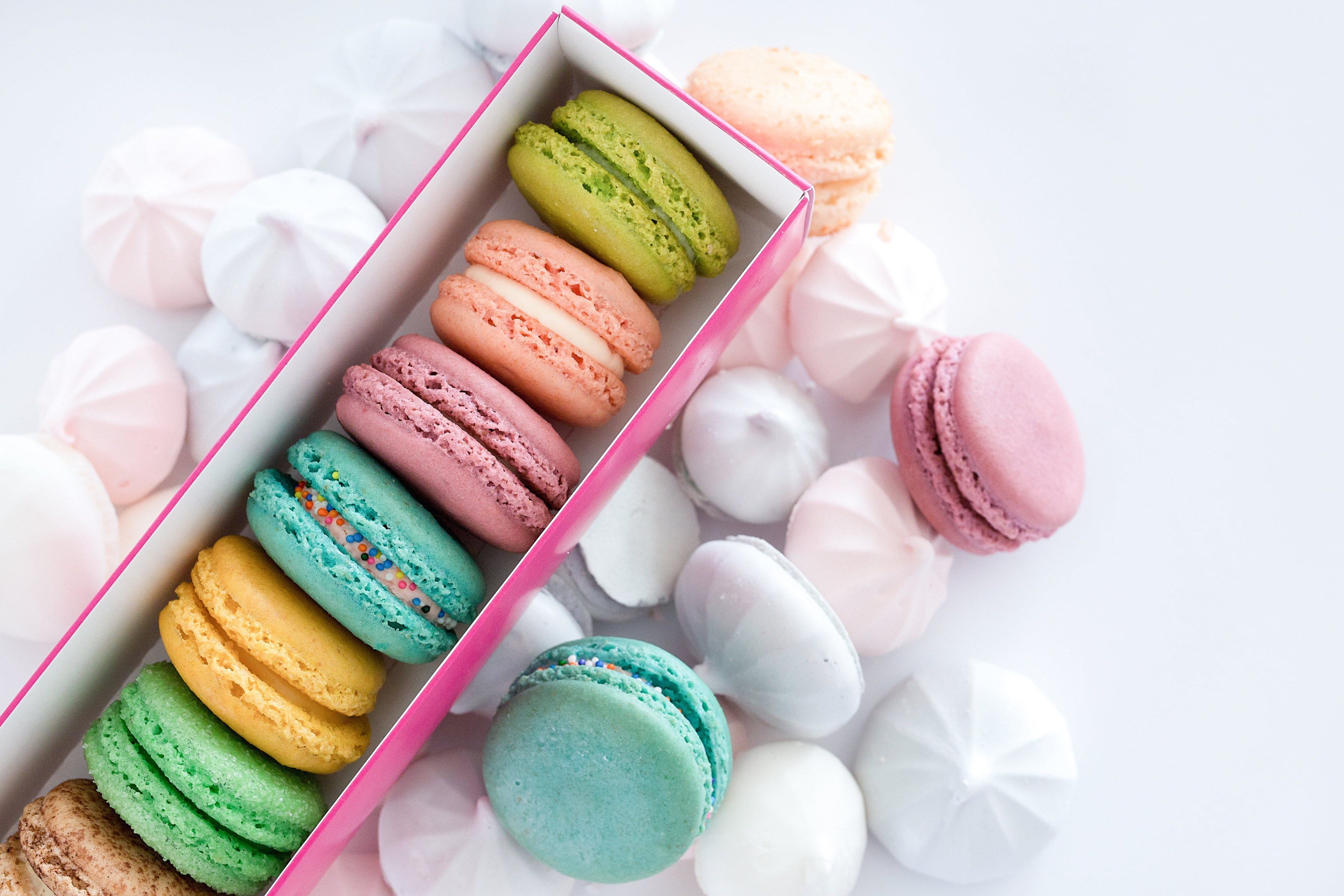 Order Gift Box of 6 Macarons food online from Le Macaron French Pastries store, Laguna Beach on bringmethat.com