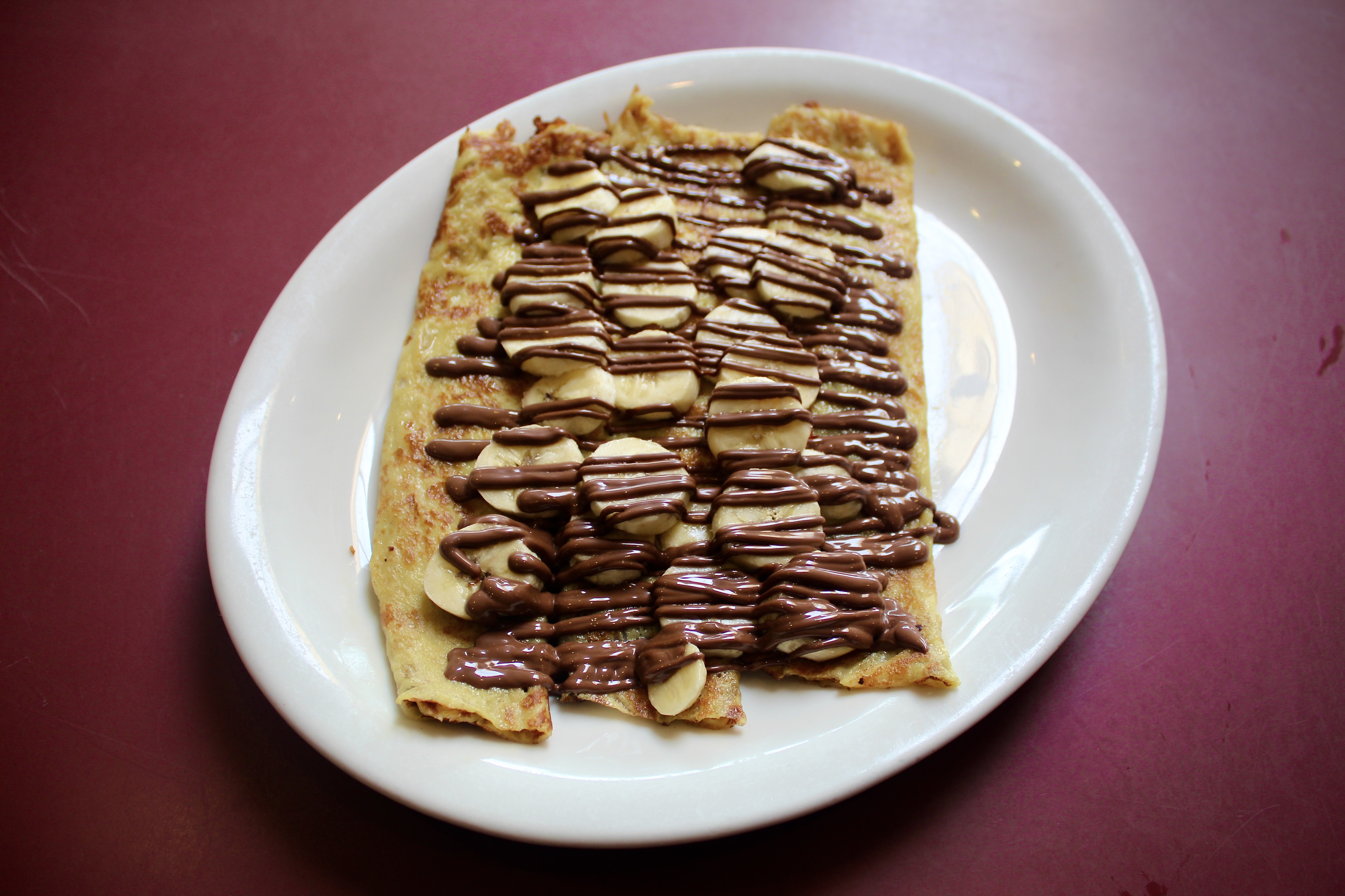 Order Banana & Nutella or Cajeta Crepes food online from Andys Cafe store, Des Plaines on bringmethat.com