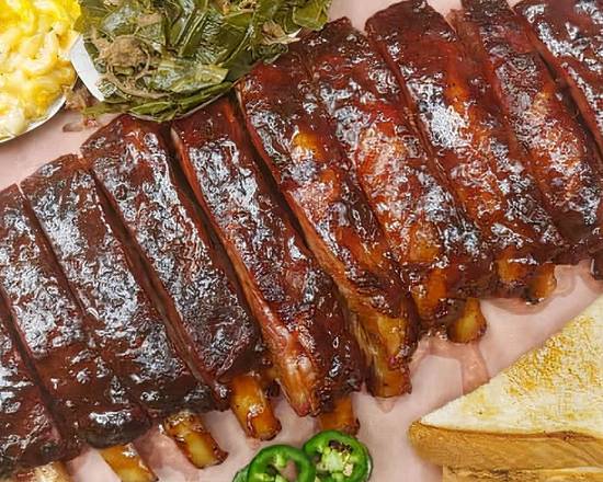 Order Full Rack of Ribs food online from The Smoke Pit store, Monroe on bringmethat.com
