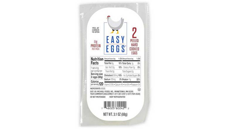 Order Easy Eggs Hardcook 2Pk food online from Energy Mart 4 store, Brevard on bringmethat.com