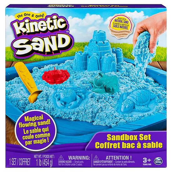 Order Kinetic Sand Sandbox 6-Piece Playset in Blue food online from Bed Bath & Beyond store, Westbury on bringmethat.com