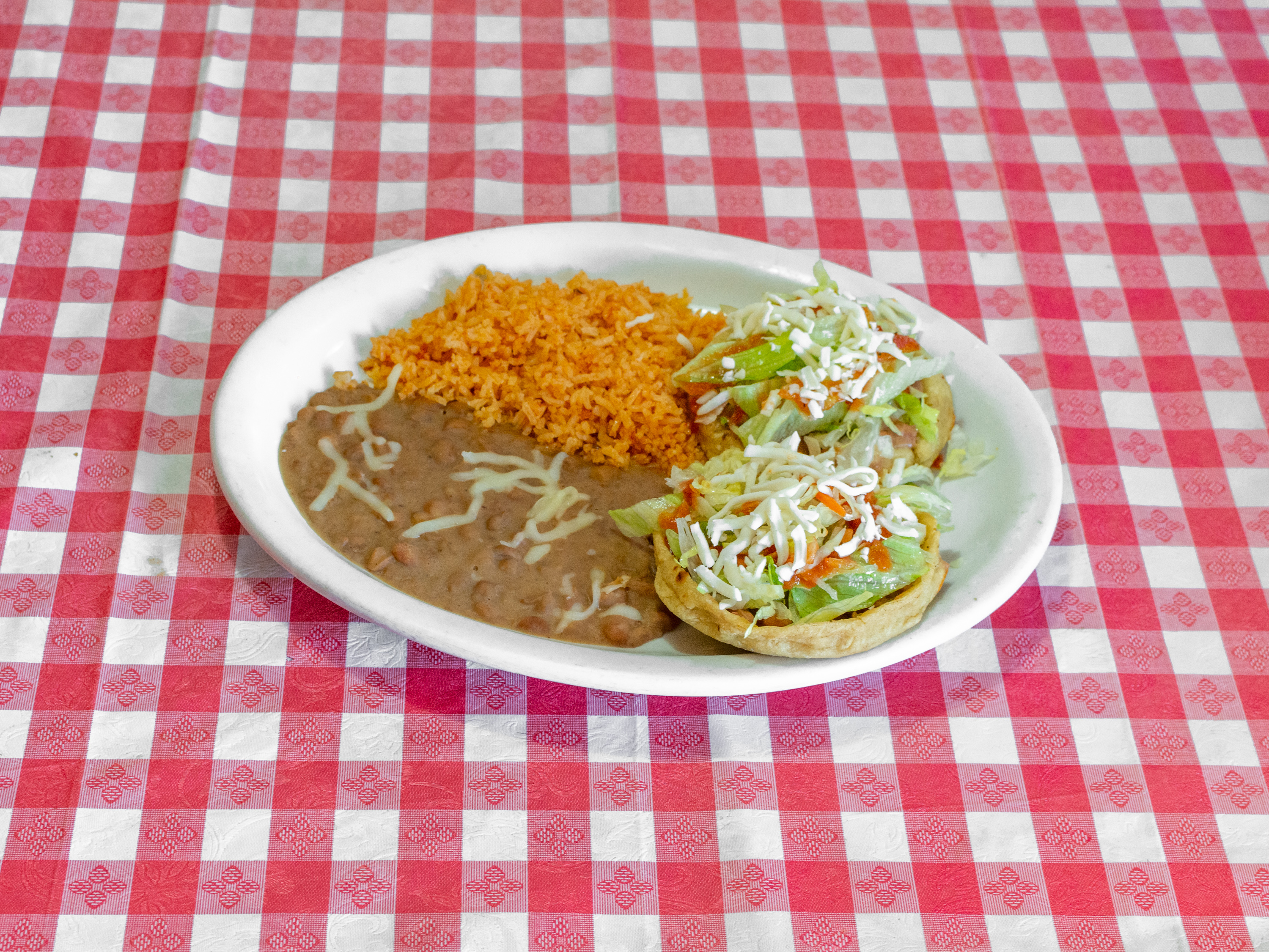 Order 2 Sopes food online from Julia Mexican Restaurant store, Fresno on bringmethat.com